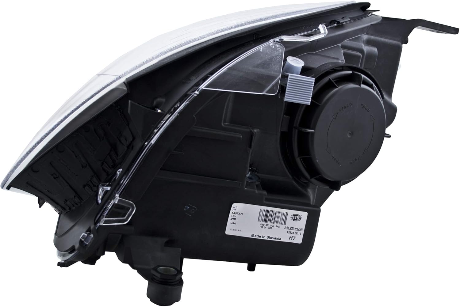 HELLA 263037061 Conjunto de faros delanteros, Mercedes-Benz Clase R (W251, V251), lado del pasajero, multicolor