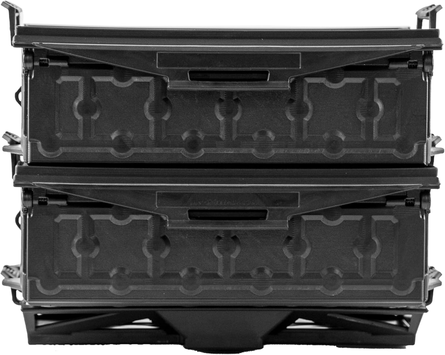 YakAttack Sistema de caja de almacenamiento de equipo de pesca apilable TracPak  Accesorios de pesca en kayak