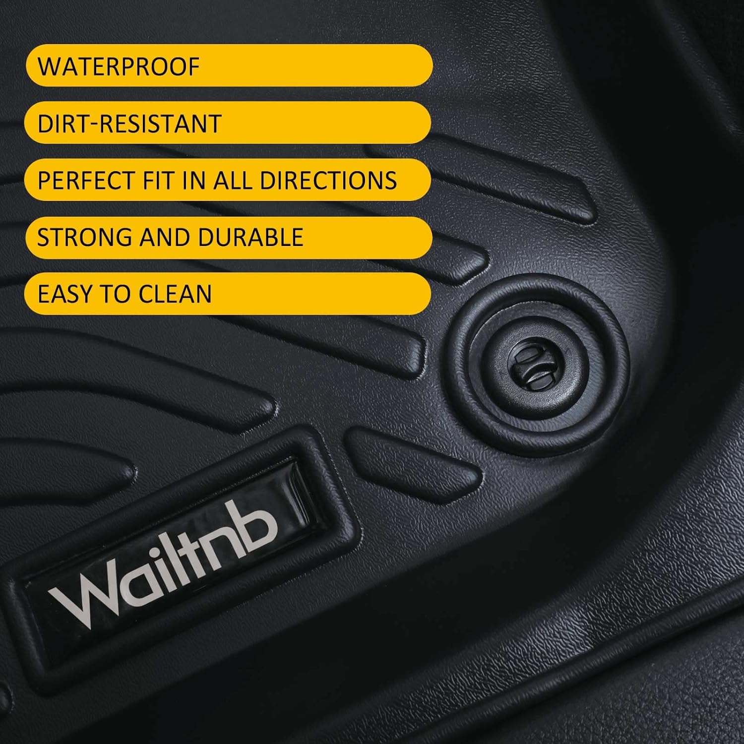 Wailtnb Alfombrillas personalizadas para Kia NIRO 2023 y Kia NIRO Hybrid 2023 y Kia NIRO HEV 2023 para todo tipo de clima, revestimiento de suelo
