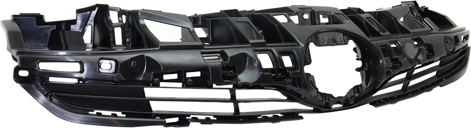 Evan-Fischer – Conjunto de parrilla compatible con Toyota Prius 2016-2018 con textura gris oscuro carcasa e inserto