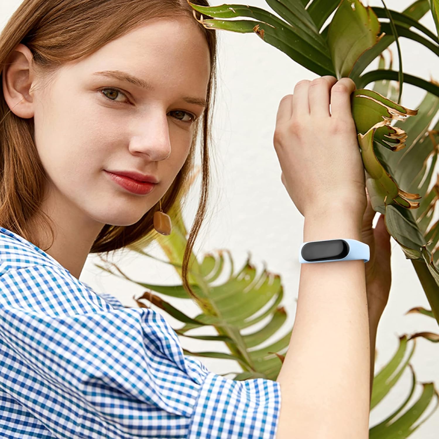 AK Correa de silicona para Xiaomi Mi Band 5Mi Band 6, paquete de 3 pulseras suaves para Amazfit Band 5Amazfit Band 6, correa deportiva para mujeres