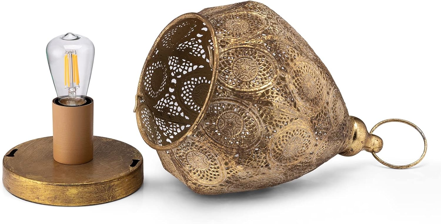 Lámpara de mesa turca marroquí, pequeña lámpara de noche vintage para dormitorio, lámpara de pavo hecha a mano, lámpara de noche de mosaico,