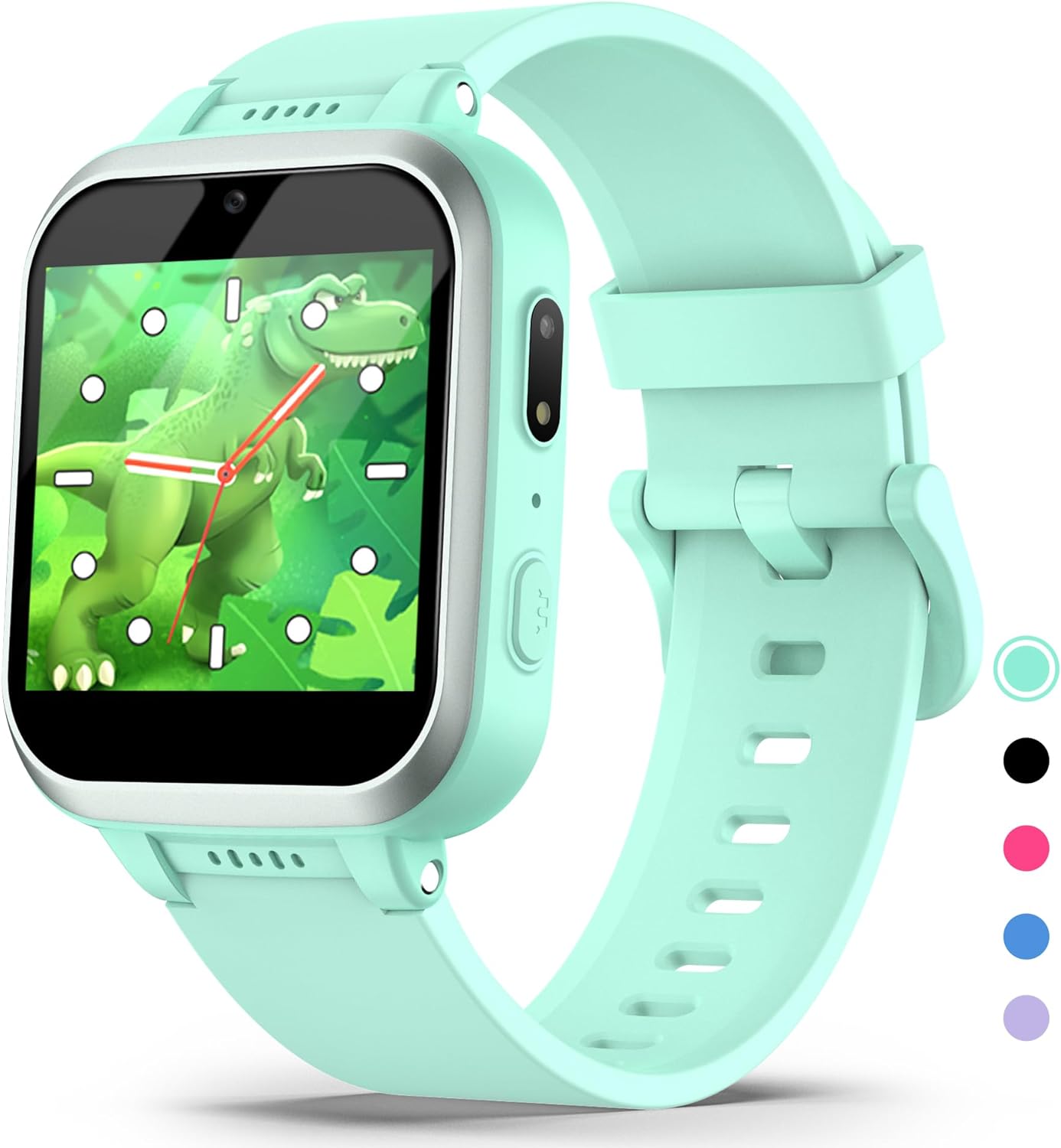 meoonley Reloj inteligente para niños con juegos de rompecabezas, pantalla táctil HD, cámara de video, reproductor de música, podómetro, reloj