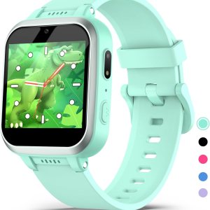 meoonley Reloj inteligente para niños con juegos de rompecabezas, pantalla táctil HD, cámara de video, reproductor de música, podómetro, reloj meoonley Reloj inteligente para niños con juegos de rompecabezas, pantalla táctil HD, cámara de video, reproductor de música, podómetro, reloj