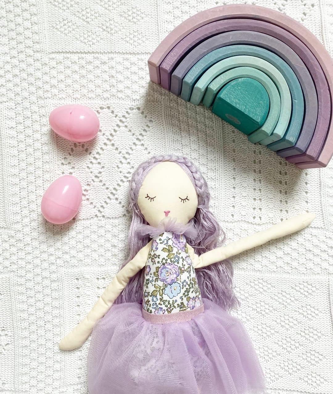 Mon Ami Muñeca de peluche de diseñador perfumada de lavanda, 20 pulgadas, divertido y adorable juguete de peluche para niños de todas las edades,