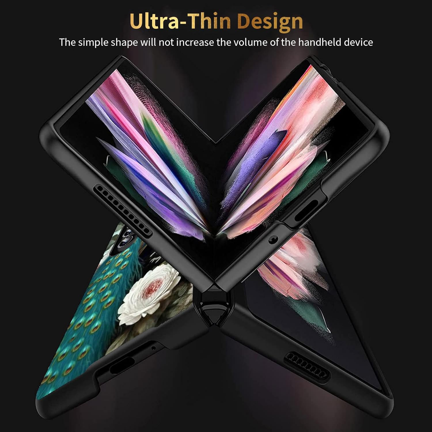 Funda para Samsung Galaxy Z Fold 5 5G 2023, ultrafina Samsung Z Fold 5 5G, carcasa protectora antiarañazos, a prueba de golpes, elegante funda para