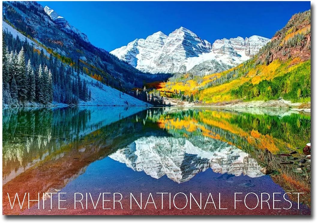 White River National Forest, Colorado, imán para nevera, tamaño 2.5 x 3.5 pulgadas