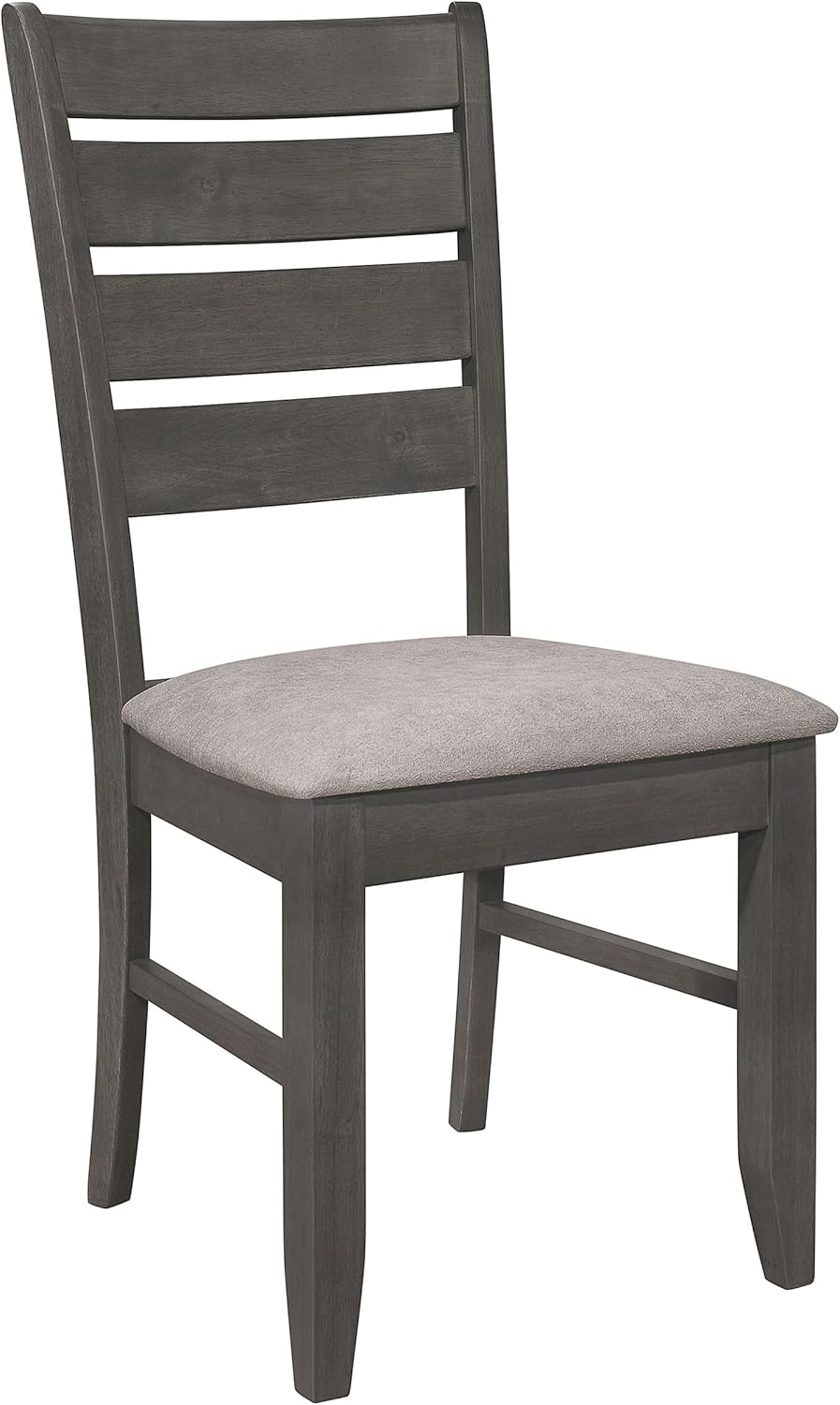 Coaster Home Furnishings Dalila – Silla auxiliar (2 unidades), color gris y gris oscuro