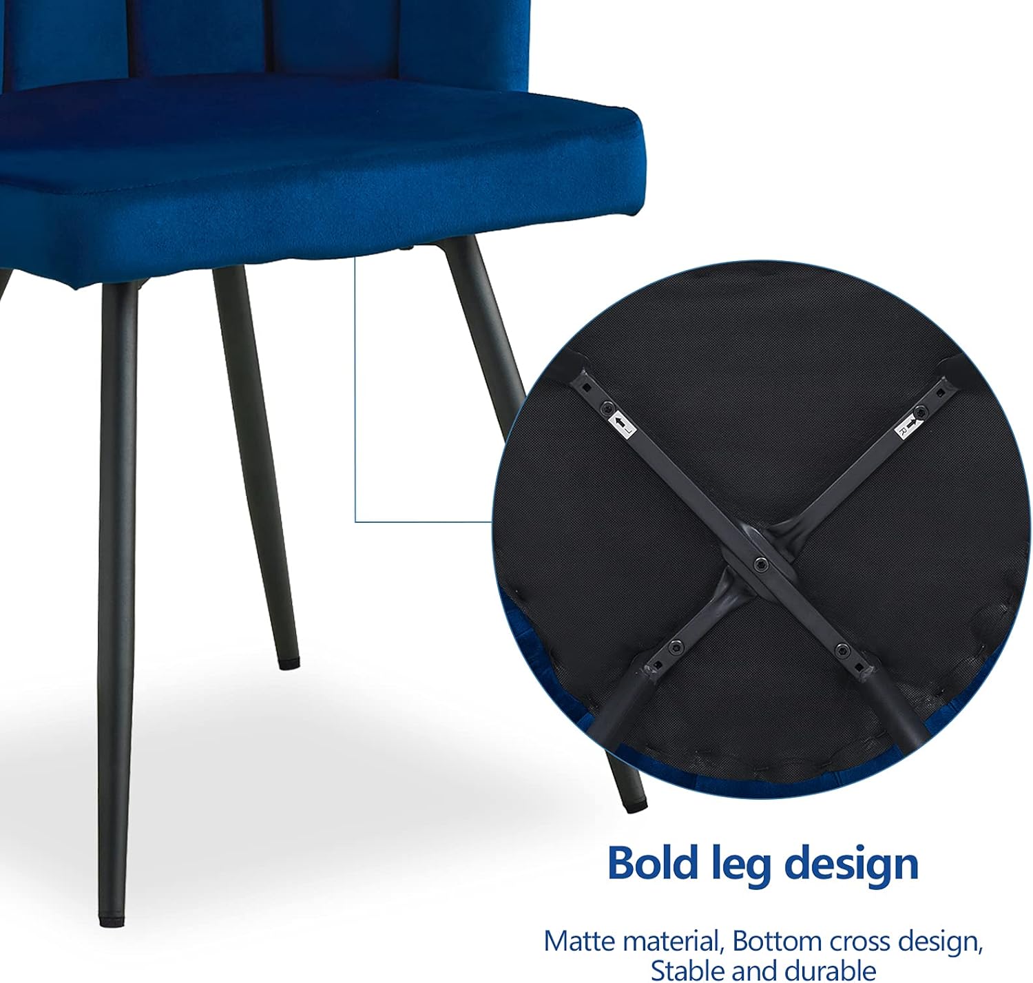 CLIPOP Silla decorativa de barril para sala de estar, moderna silla de comedor de terciopelo para cocina, silla de tocador con patas de metal,