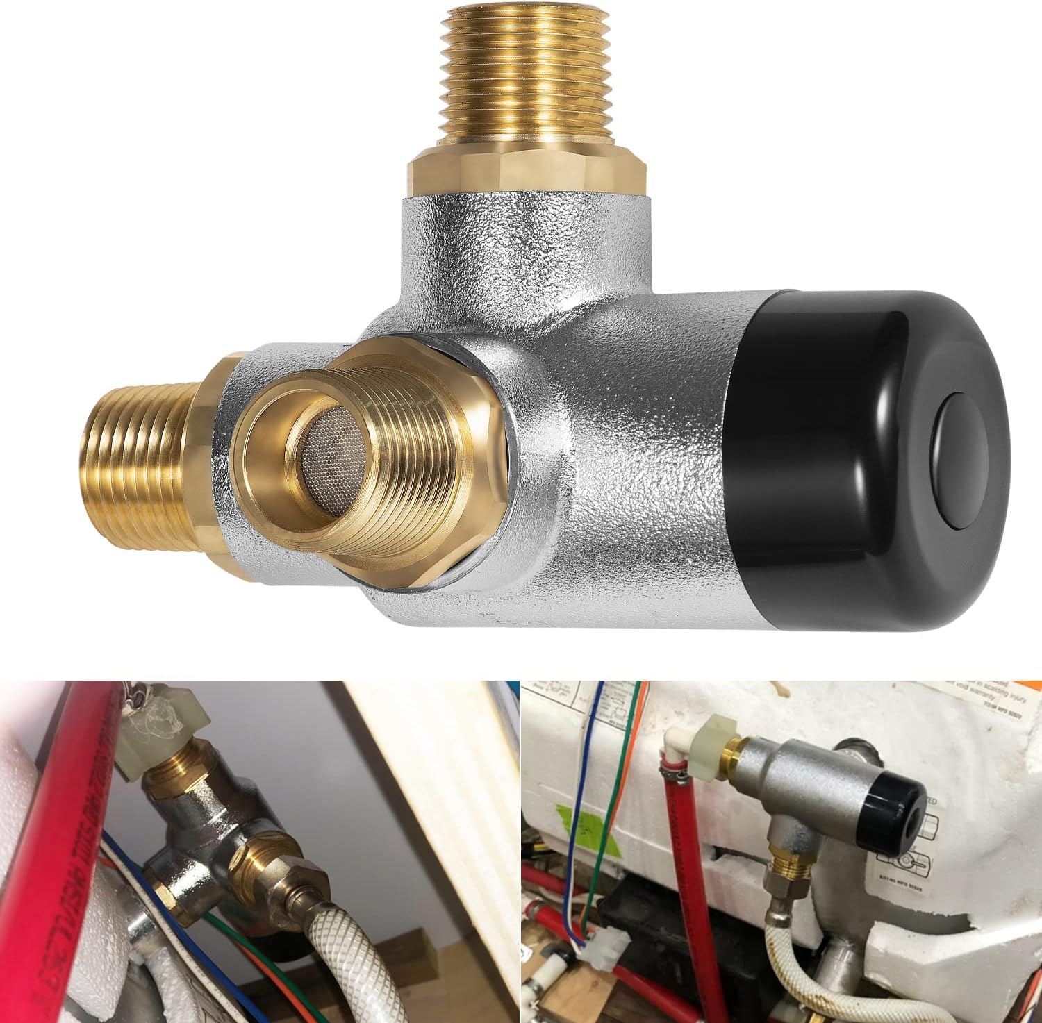 Válvula mezcladora 90029 compatible con calentador de agua Atwood serie XT, para modelos de 10 galones G16EXT, GE16EXT, GEH16EXT, etc., reemplazo