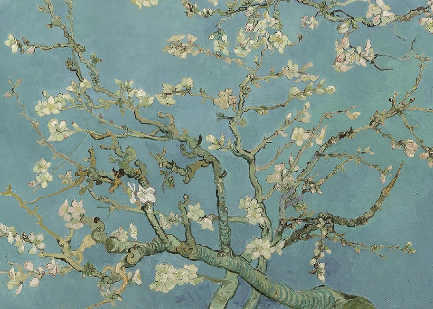 Van Gogh – Rompecabezas de 1000 piezas para adultos, diseño de flores de almendra, rompecabezas de 1000 piezas de Van Gogh para adultos, 1000 piezas