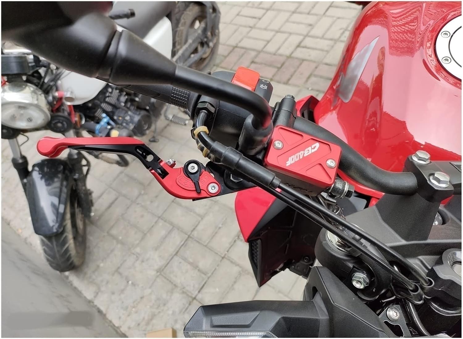 Clutch Handle Motorcycle CNC Accessories Brake Clutch Levers Handlebar Adjustable Folding Extendable with Logo for Kawasaki for VERSYS1000 for