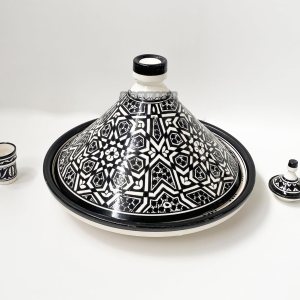 Handmade Moroccan Ceramic Tagine Cooking Pot – Artisan Hand Painted Clay Cookware – Large Tajin for Serving and Cooking  Pottery Dishware Perfect Handmade Moroccan Ceramic Tagine Cooking Pot – Artisan Hand Painted Clay Cookware – Large Tajin for Serving and Cooking  Pottery Dishware Perfect