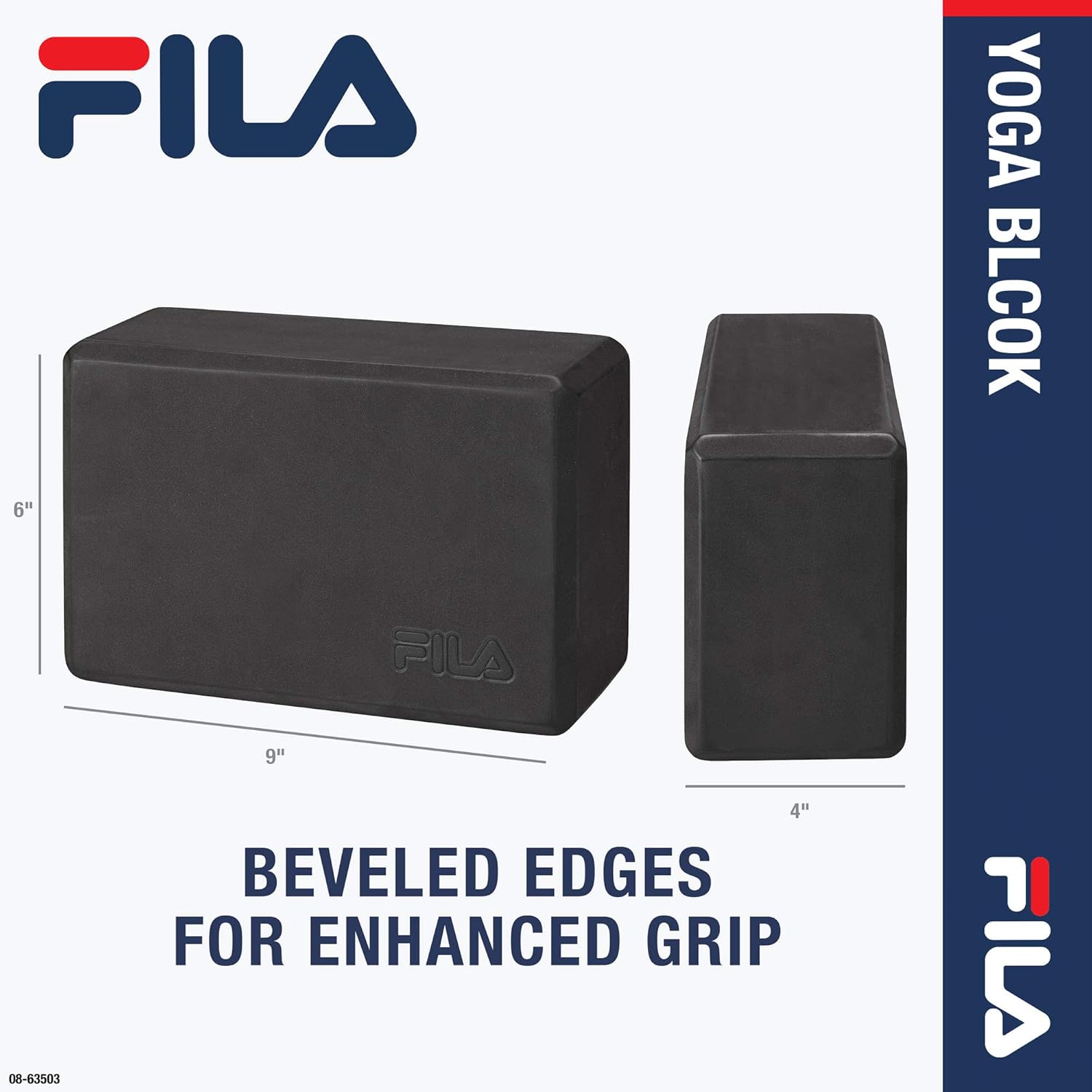 Bloque de yoga FILA Accessories – Bloques de espuma EVA para apoyo, equilibrio y estabilidad  Yoga, Pilates, barra, estiramiento, meditación