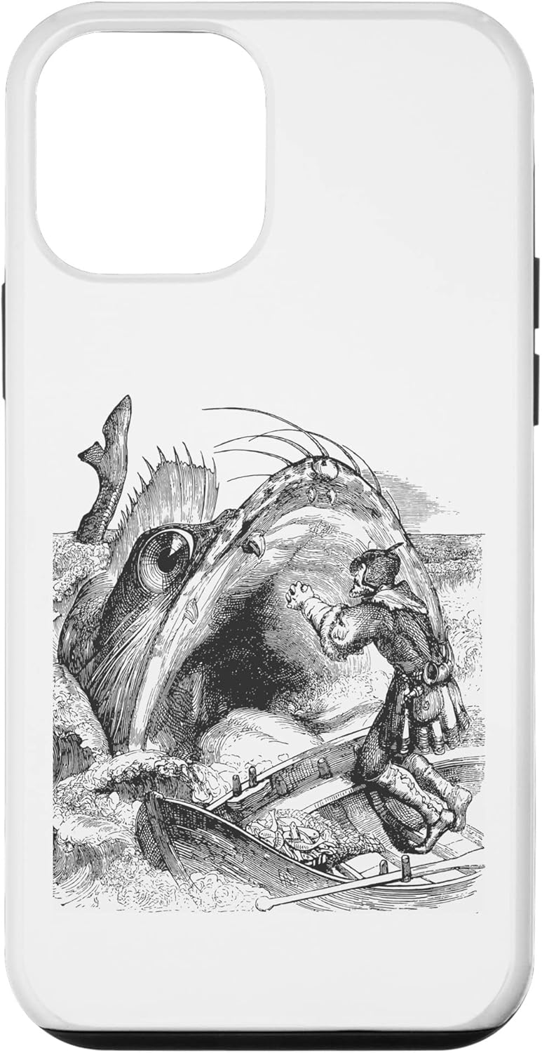 iPhone 12 mini Baleine A Large Sea Creature Dictionnaire Infernal Cut Out Case