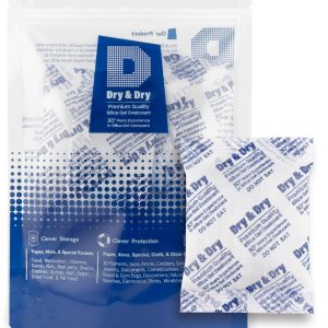 Dry & Dry 1.76 oz 5 paquetes Paquetes de gel de sílice desecantes, paquetes de sílice – Paquetes de gel de sílice recargable, absorbentes de Dry & Dry 1.76 oz 5 paquetes Paquetes de gel de sílice desecantes, paquetes de sílice – Paquetes de gel de sílice recargable, absorbentes de