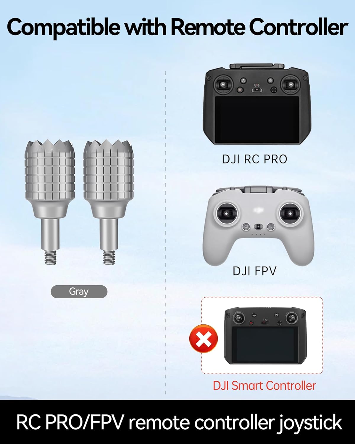 2 pares de mandos de repuesto para DJI RC Pro, joysticks de control remoto para DJI Mini 3 ProAir 2SMavic 3 ProMavic 3 Pro CineMavic 3 ClassicMavic