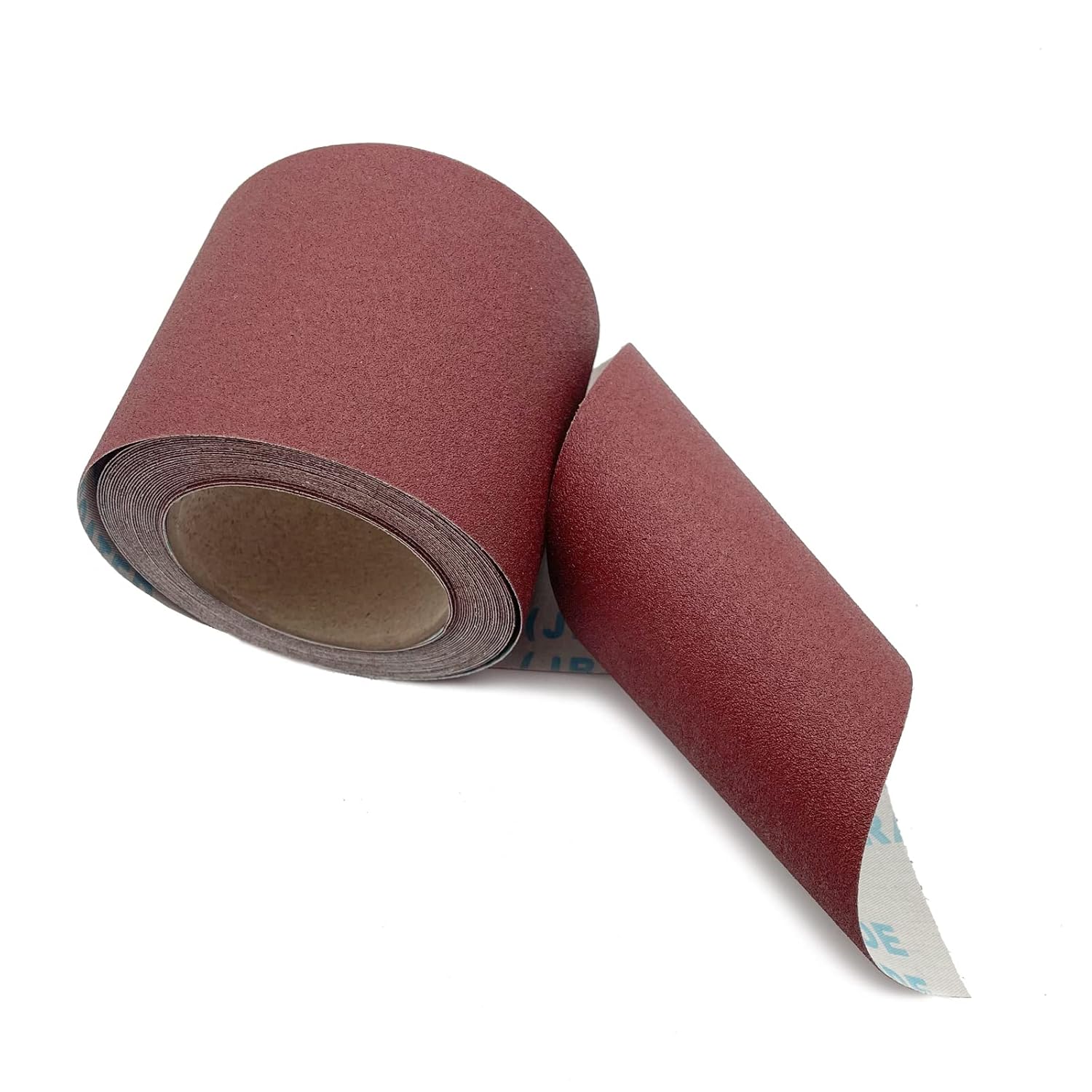 Rollo de tela de esmeril de grano 120, 4.5 pulgadas de ancho y 32.8 pies de largo (equivale a 14 hoja de papel de lija 71 piezas) rollos de papel de