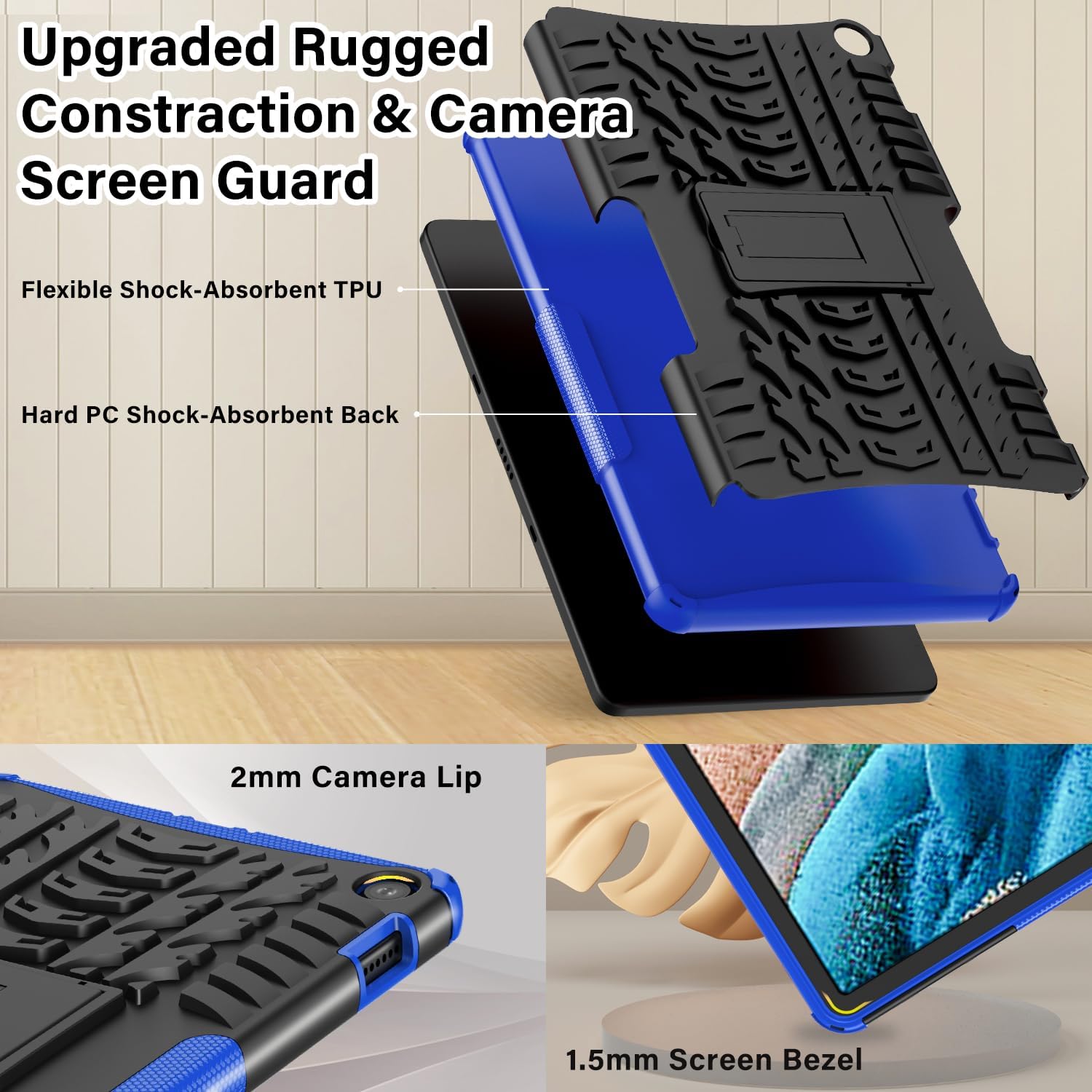 ROISKIN Funda para Tienda Kindle Fire Max 11 (versión 2023 de 13 generación), doble capa, resistente, a prueba de golpes, resistencia a los
