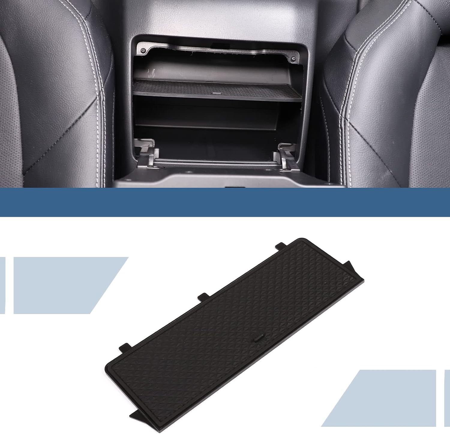 Accesorios de automóvil ABS para consola central de guantes, bandeja organizadora de guantes, caja de clasificación compatible con Mazda MX-5 RF