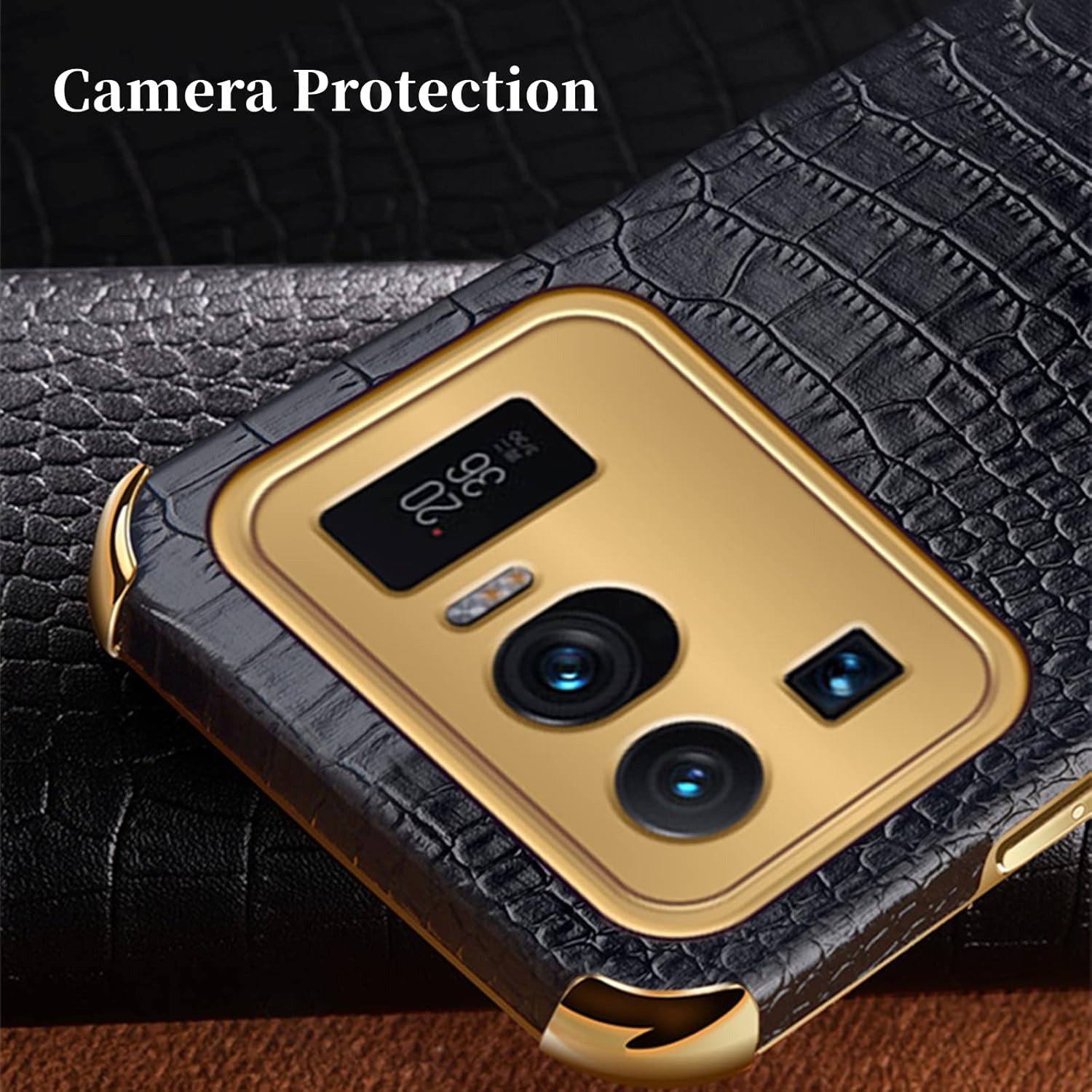 GHMONKEY Funda de cuero suave de lujo para teléfono con soporte de anillo giratorio para Xiaomi Poco X3 X4 NFC Pro 5G Funda protectora de refuerzo