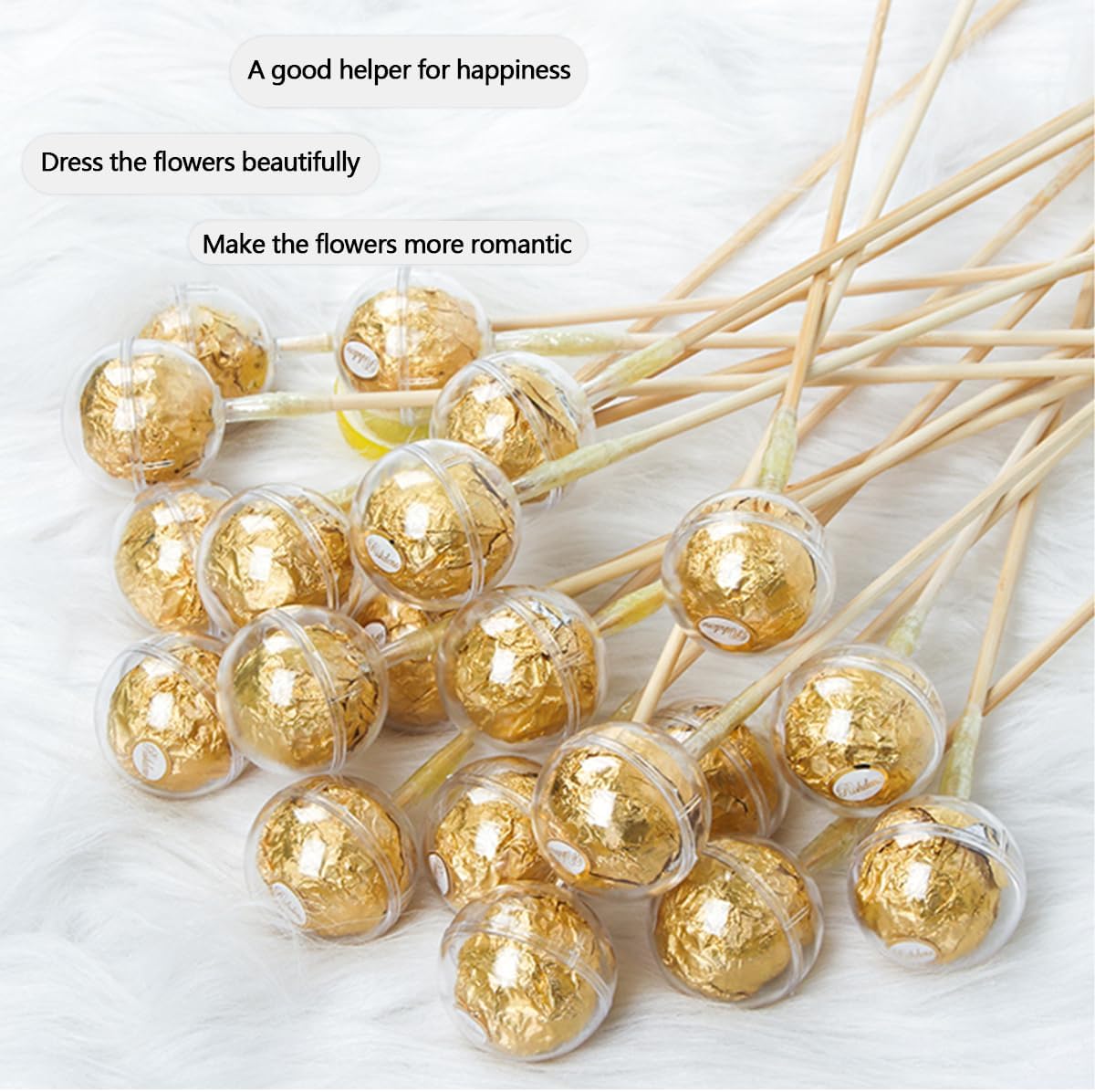 DOERDO – 100 soportes para cajas de chocolate transparente de plástico para chocolates, mini magdalenas, para suministros de fiesta de cumpleaños,