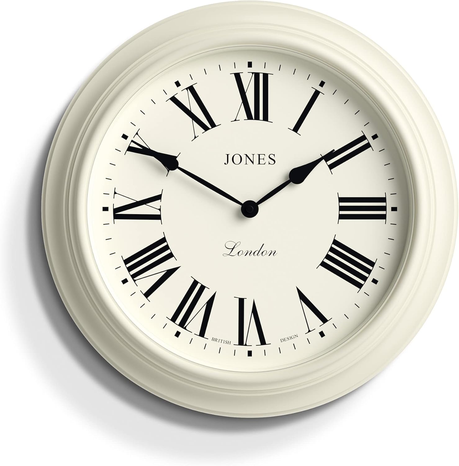 JONES CLOCKS Supper Club – Reloj de pared grande, diseño tradicional, decoración del hogar, reloj de sala de estar, decoración rústica, reloj de