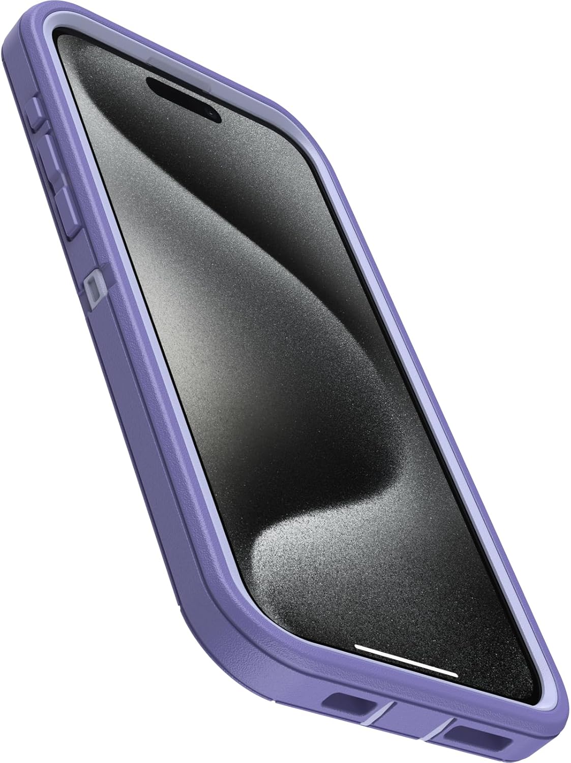 Otterbox Funda para iPhone 15 Pro MAX (solamente) Defender Series – Montaña Majestad (púrpura), sin pantalla, resistente y duradera, con protección