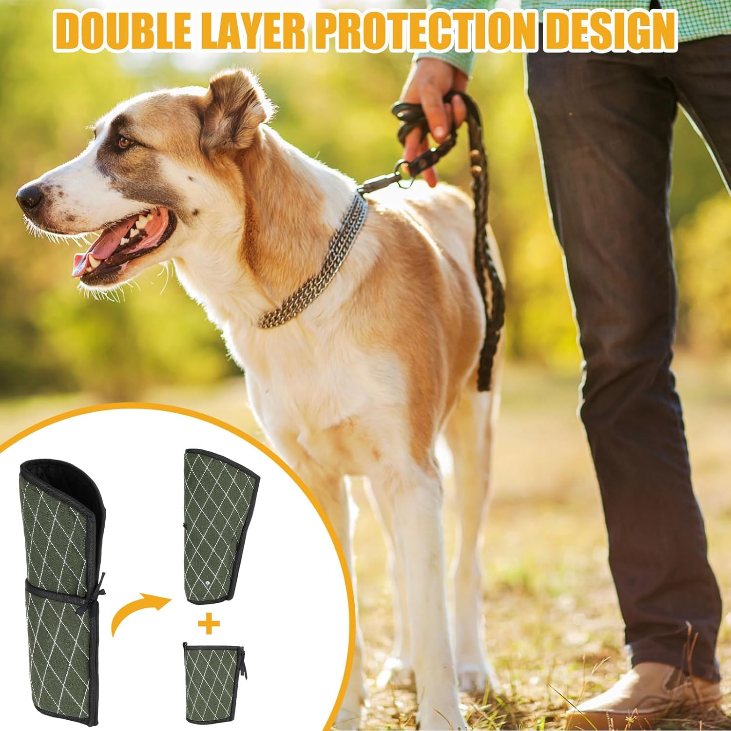 Abbylike Juego de entrenamiento para perros con manga, almohada de juguete para razas pequeñas, jugar, entrenamiento, uso en interiores