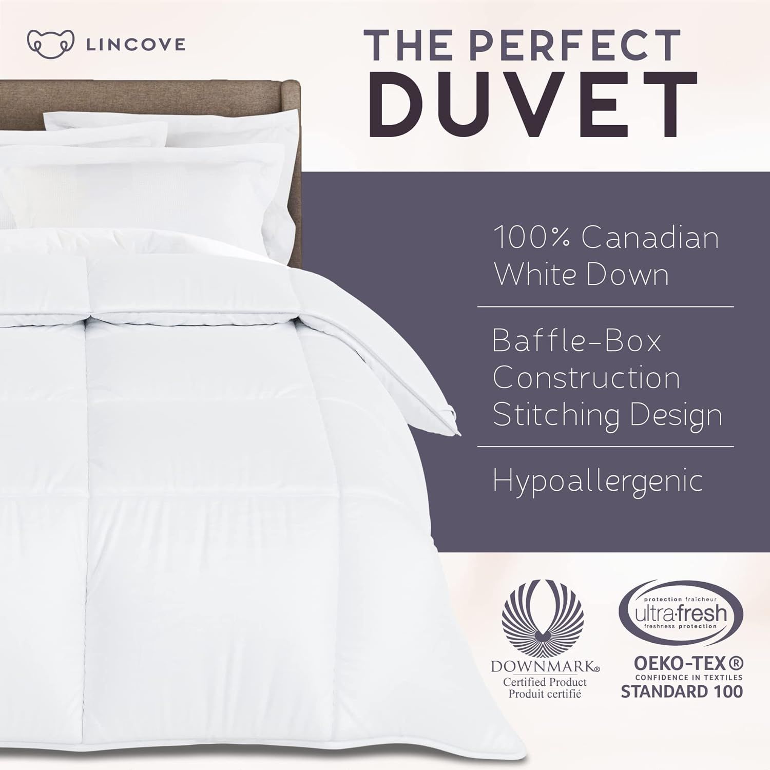 Lincove Paquete de mudanza Cloud Pillow – Queen Soft