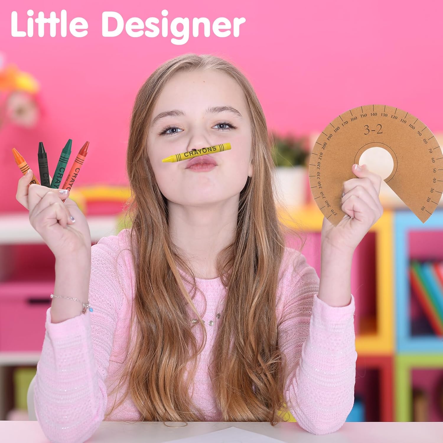 Kits de diseño de moda para niñas, kit de costura de arte creativo para niños, 3 soportes de maniquí, juguetes STEM para niñas de 8 a 12 años,