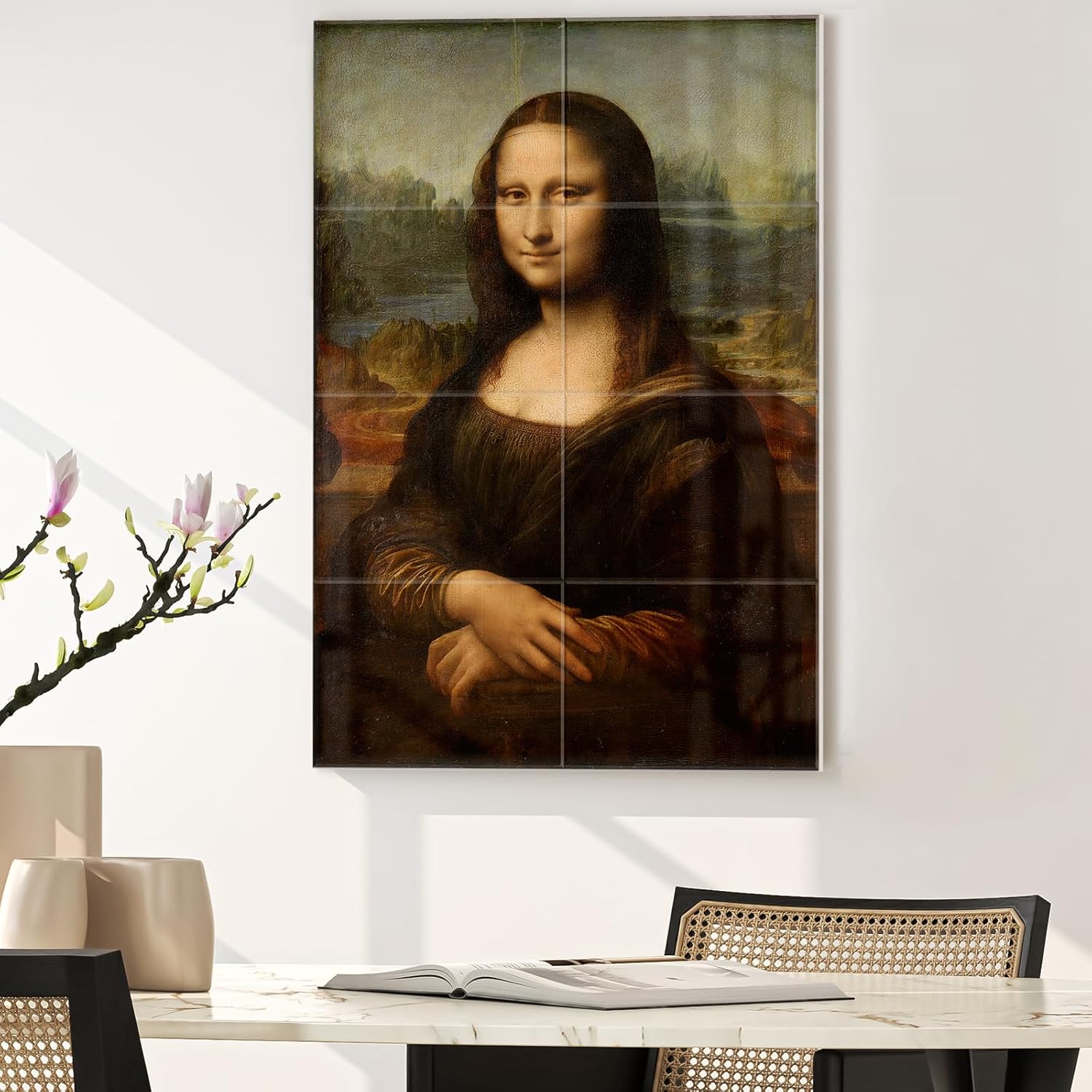 Art Acoustic Panels, 8 Pack Self-Adhesive Large Wall Art Paintings for Wall Decoration, Sound Absorbing Panels for Recording Studio, Living room and
