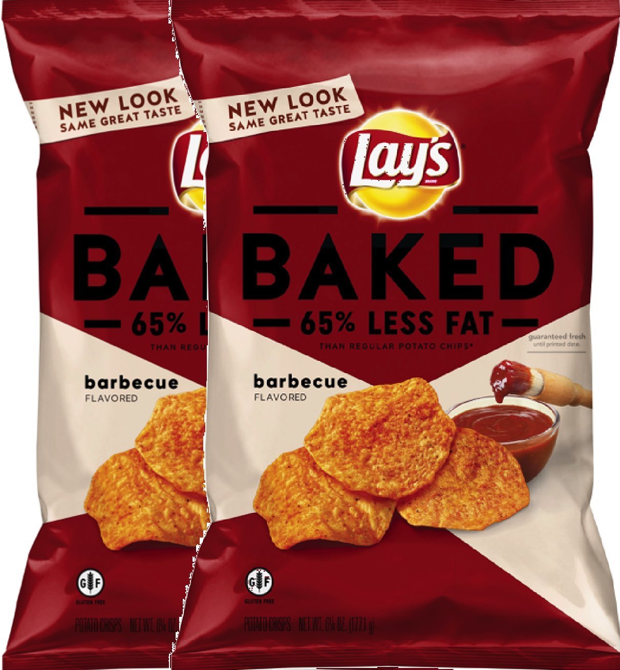 Lay’s Patatas fritas horneadas al horno Aperitivos sin gluten 6.25 oz (2)