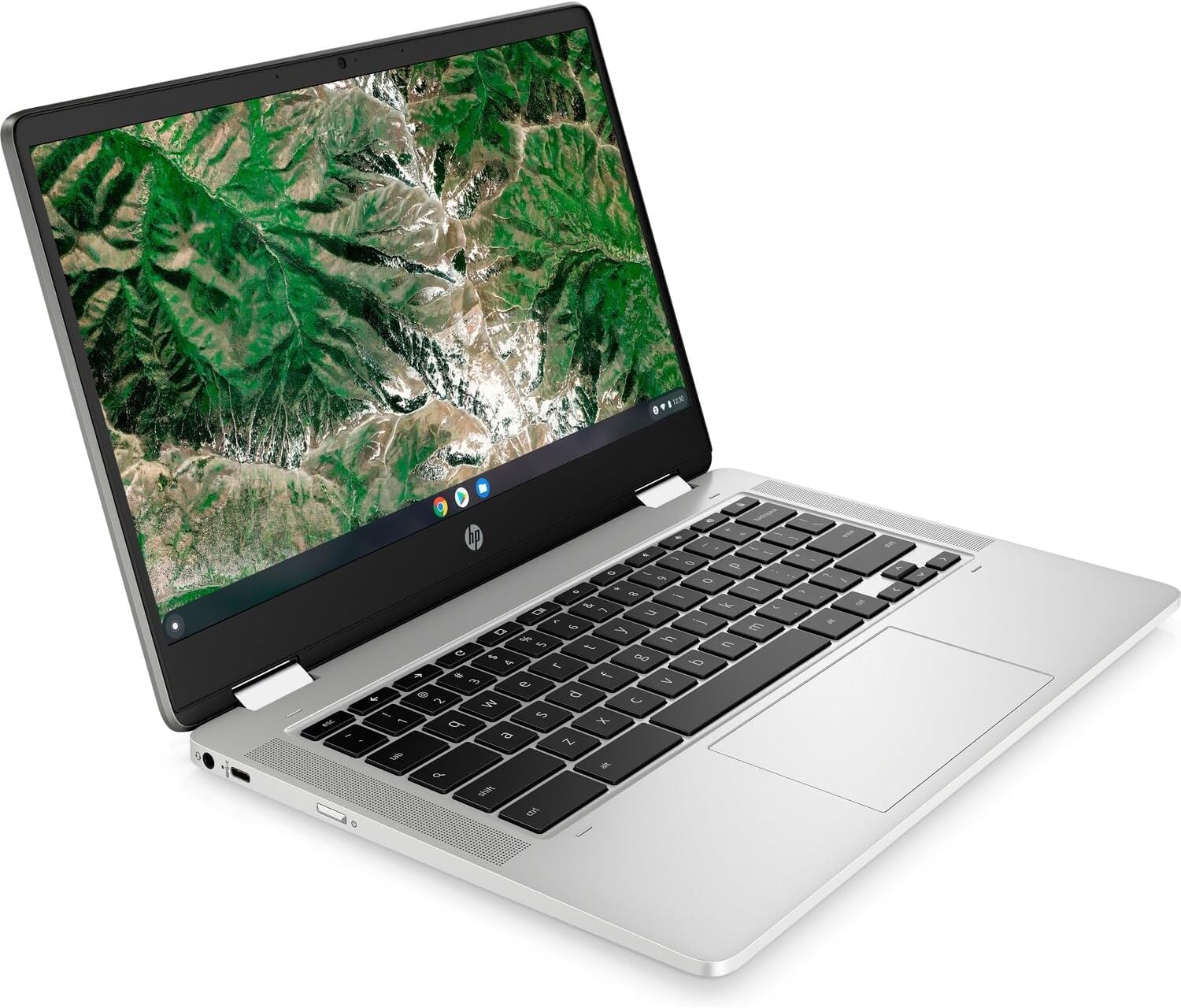 HP Laptop Chromebook x360 FHD de 14 pulgadas, Pentium Silver N5030 4 GB de RAM, 64 GB de almacenamiento de computadora eMMC, tableta portátil con