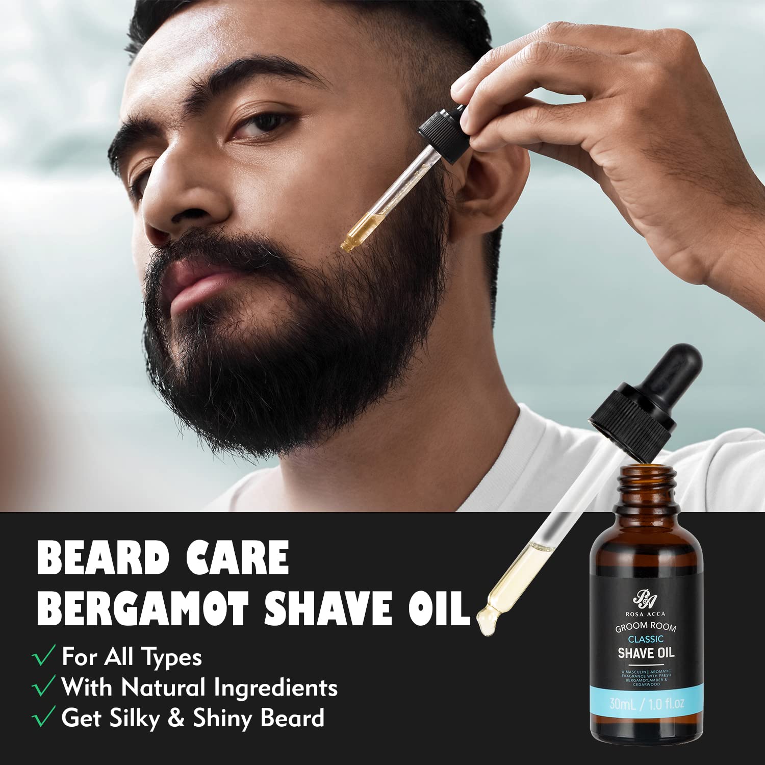 Juego de regalo de baño de 14 piezas para peluquería de barba, kit de spa para baño y cuerpo con aceite para barba, bálsamo para barba, cepillo para