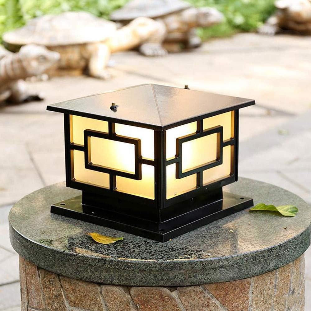Faro de pilar de pared, patio, puerta, muelle, faro, exterior, impermeable, iluminación del hogar, retro, poste industrial, porche, lámpara de