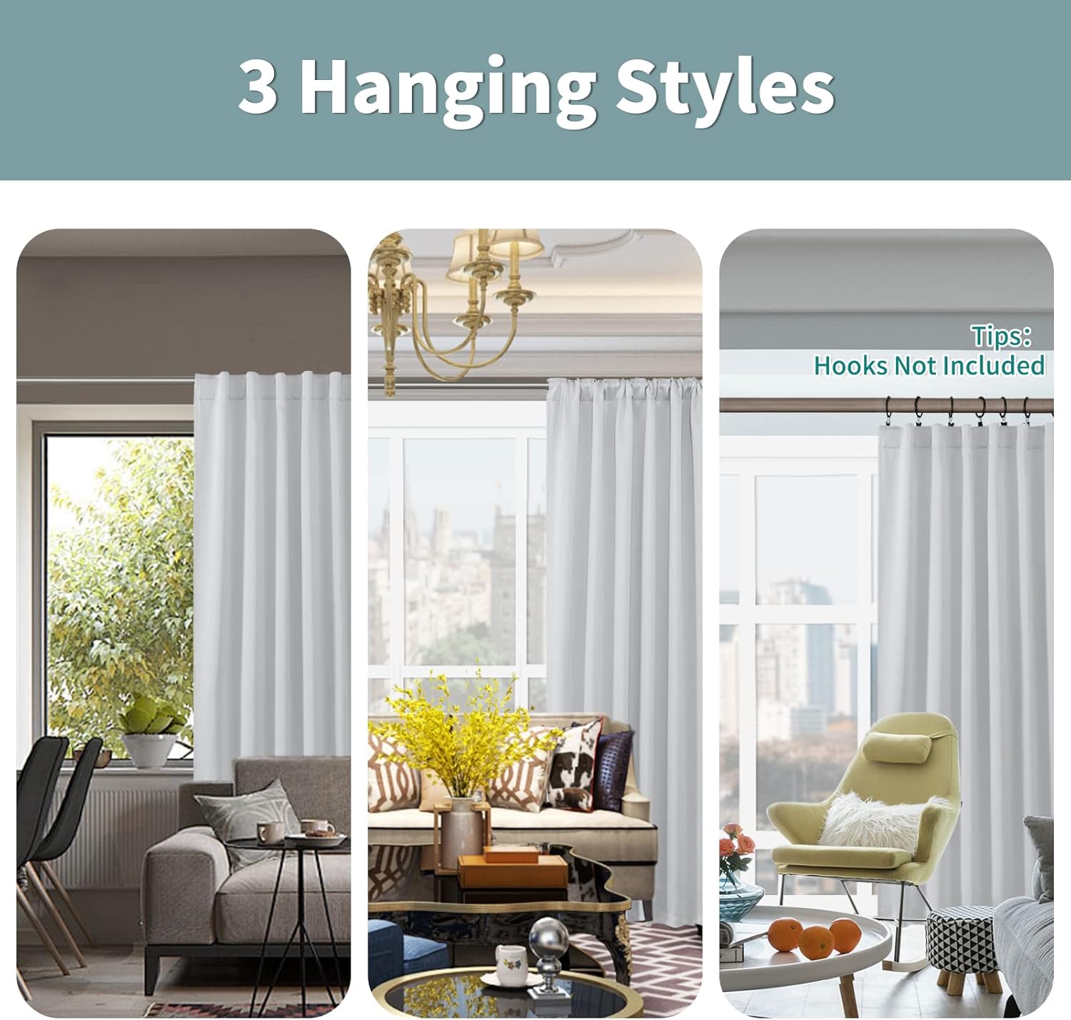 BGment Cortinas opacas para dormitorio de 72 pulgadas de largo, cortinas de dormitorio con aislamiento térmico, cortinas de oscurecimiento