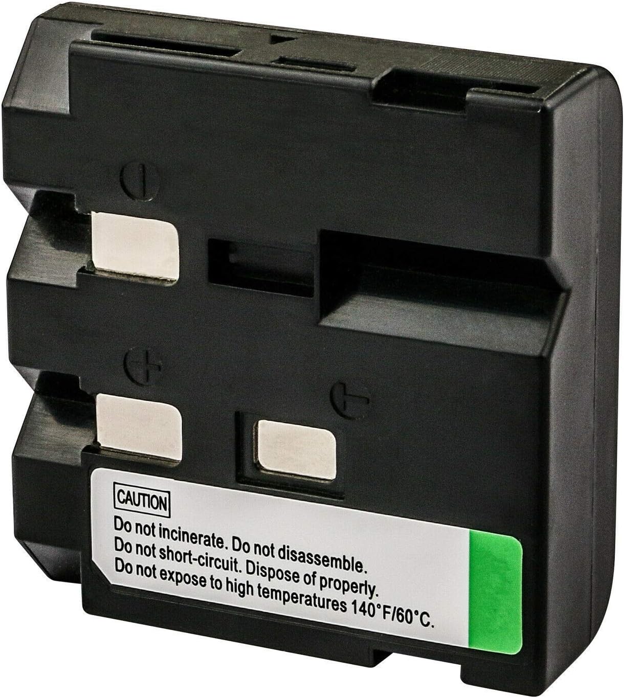 Kastar Paquete de 1 batería y cargador de CA con adaptador de automóvil compatible con Sharp VL-E34U, VL-E37, VL-E37H, VL-E37S, VL-E37U, VL-E39S,