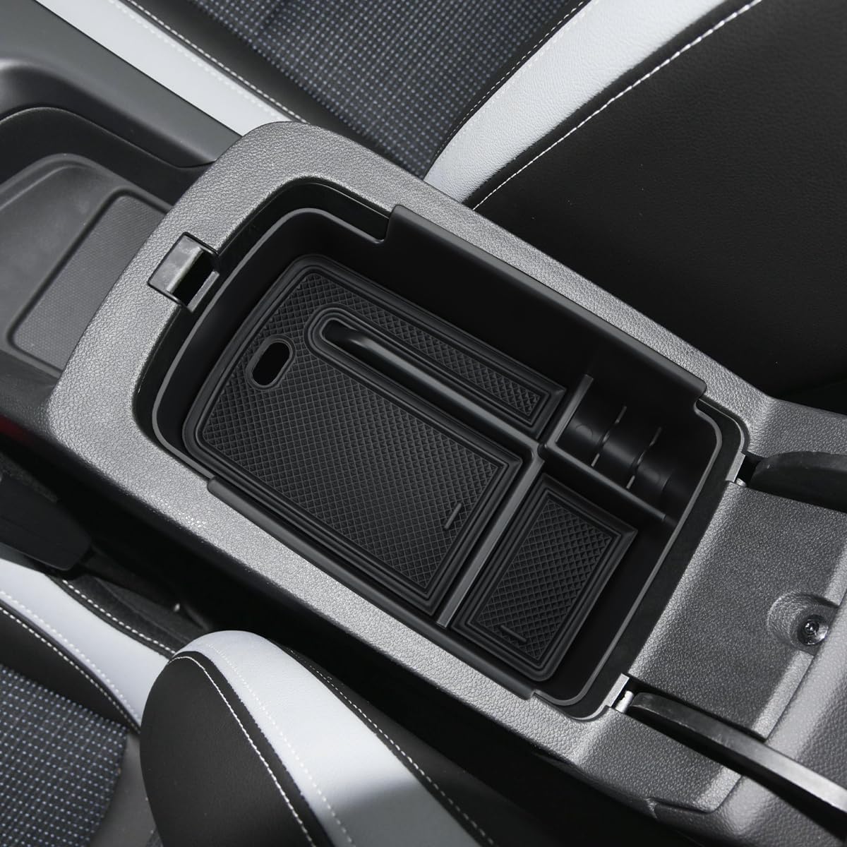 MARCHFA Bandeja organizadora de consola central compatible con Chevy Trax 2024, accesorios para Buick Encore GX Envista 2024, bandeja organizadora