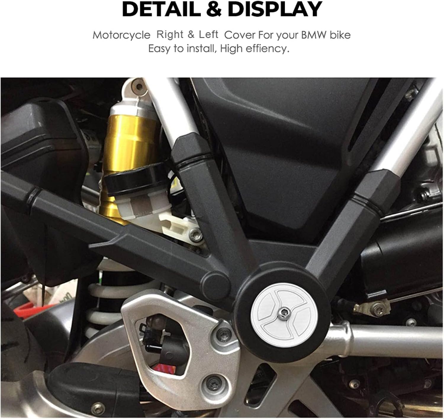 LCCDZ – Protector de marco lateral compatible con BMW R1200GS LC Adventure R 1200 GS LC Adventure R 1200 GS – Protector de panel lateral compatible