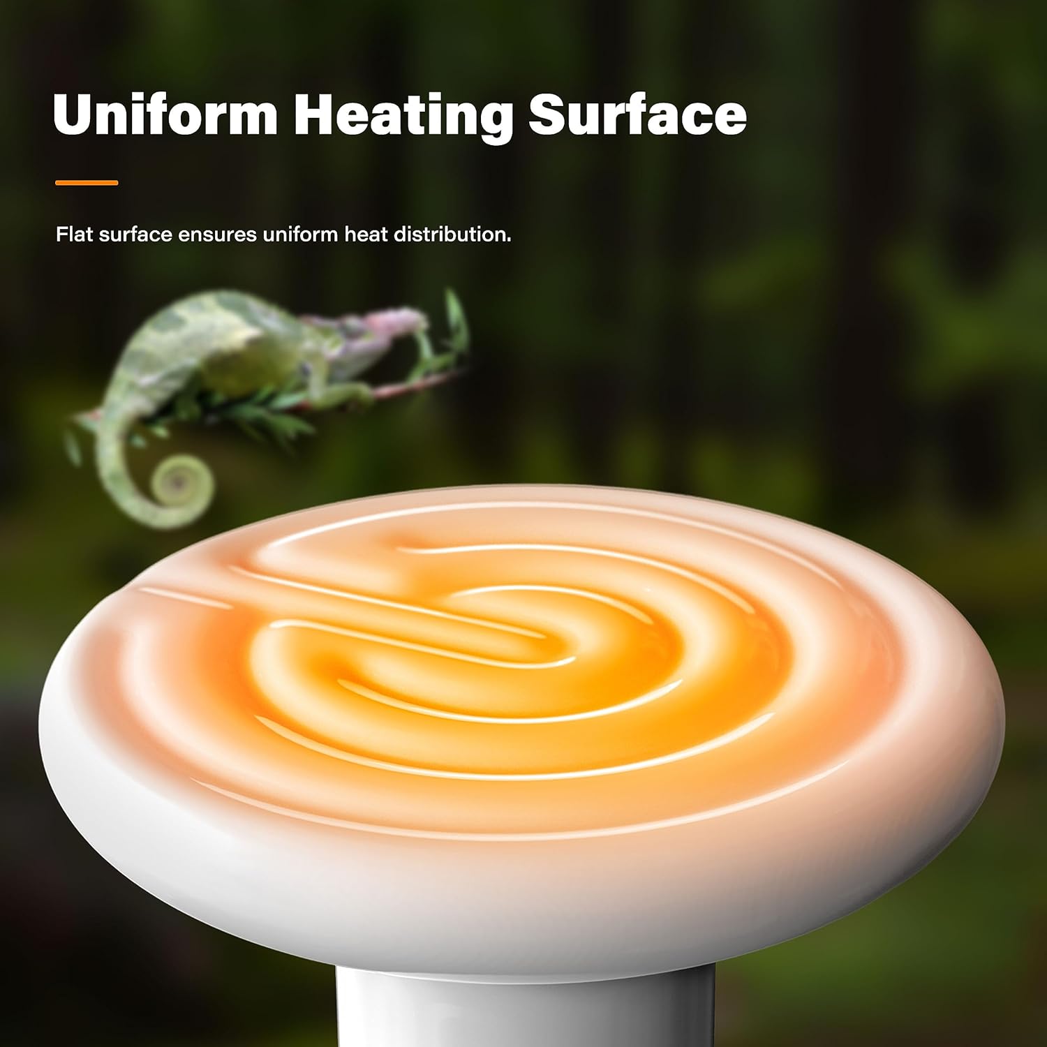 YSSOA Emisor de calor de cerámica de 100 W, bombillas de calor para reptiles, lámpara de calor de cerámica para reptiles, anfibios, pollo, perro,