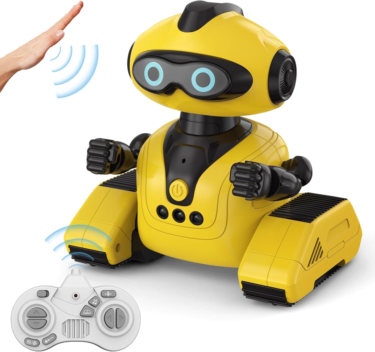 AONGAN Juguetes robot, robot de control remoto, detección de gestos, programación inteligente, recargable para niños de 8 a 10 años