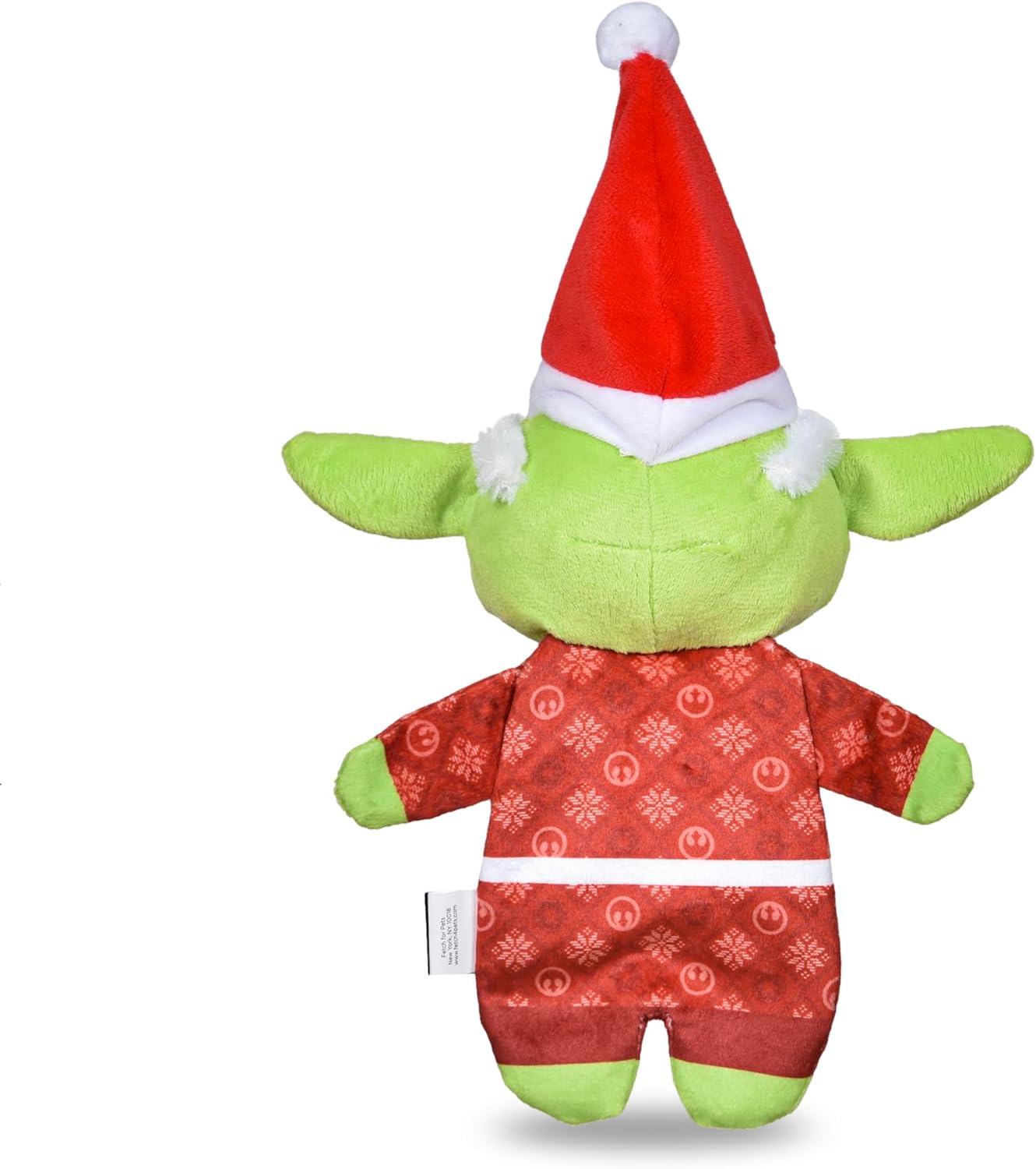 Star Wars Juguete para mascotas de 9 pulgadas YODA Elf con cuerpo plano para mascotas, con arruga y chirrido  Juguete para mascotas YODA de felpa de