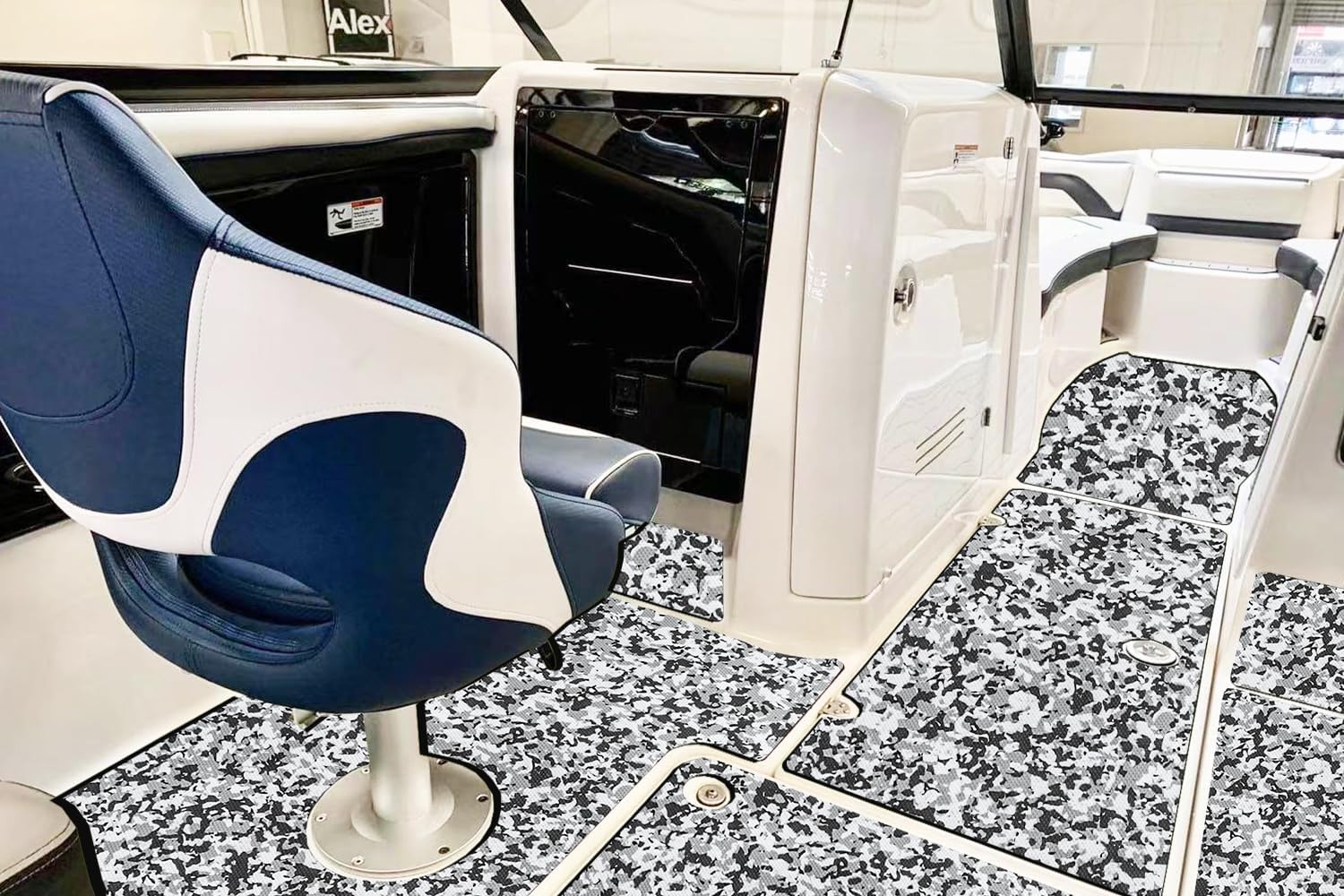 Suelo marino de espuma EVA para lancha, suelo marino de camuflaje para lancha, hoja de cubierta de espuma de 94 x 453523, autoadhesivo, impermeable,