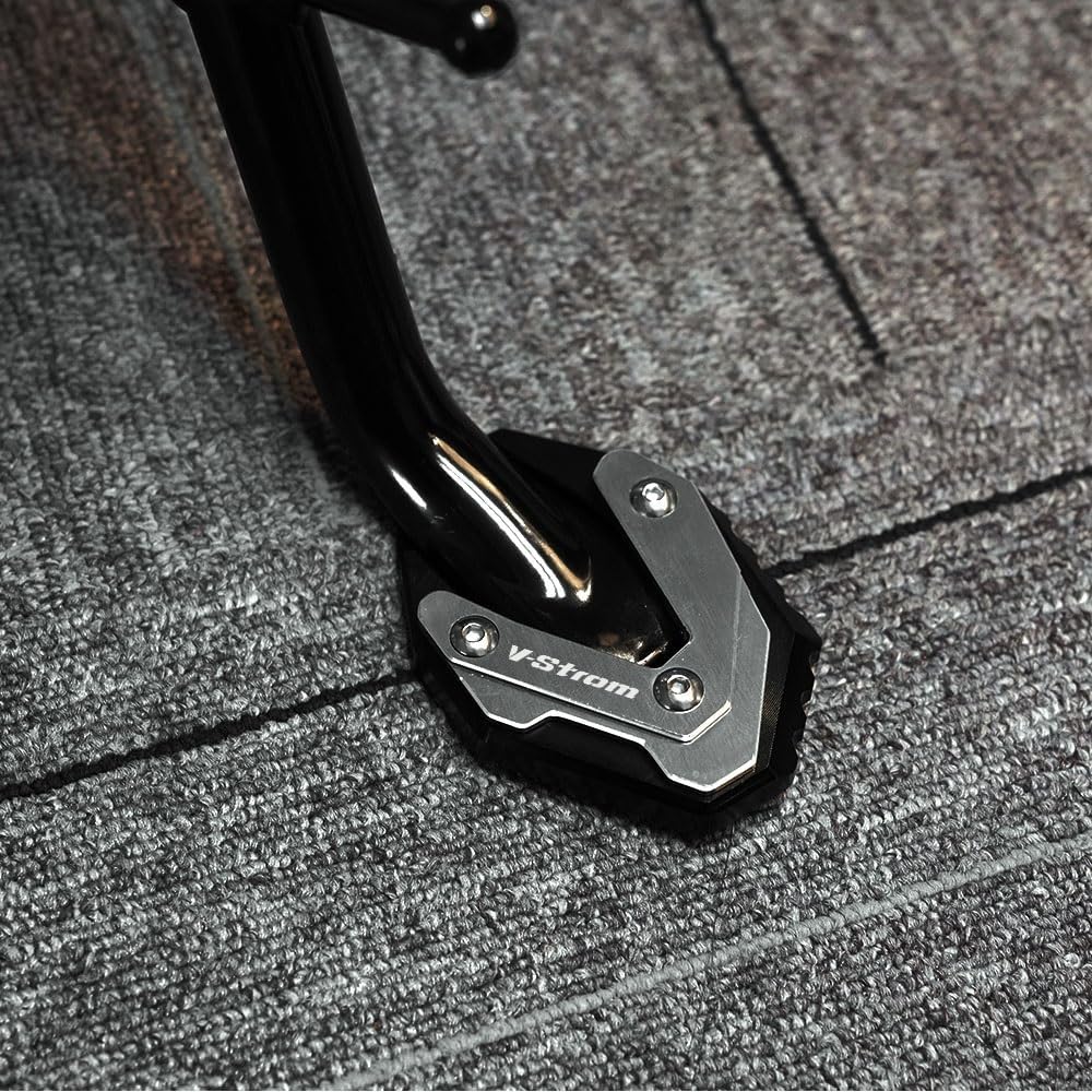 Almohadilla de soporte lateral para motocicleta, soporte lateral de motocicleta, placa de soporte para Suzuki V-Strom DL250 GSX250R V-Strom DL 250