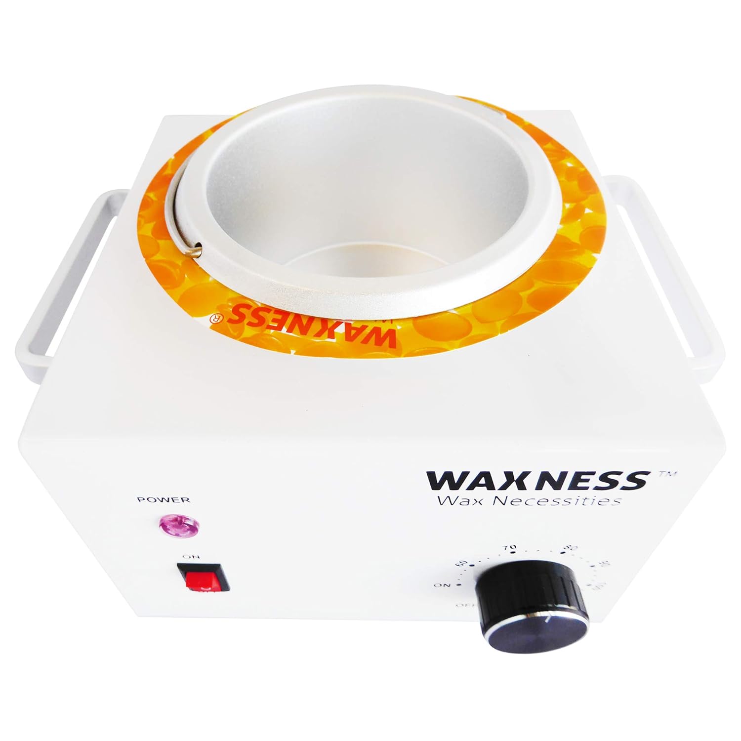 Paquete de 50 collares de protección de cera Waxness, color amarillo, se adapta a la mayoría de marcas de lata de 14 onzas