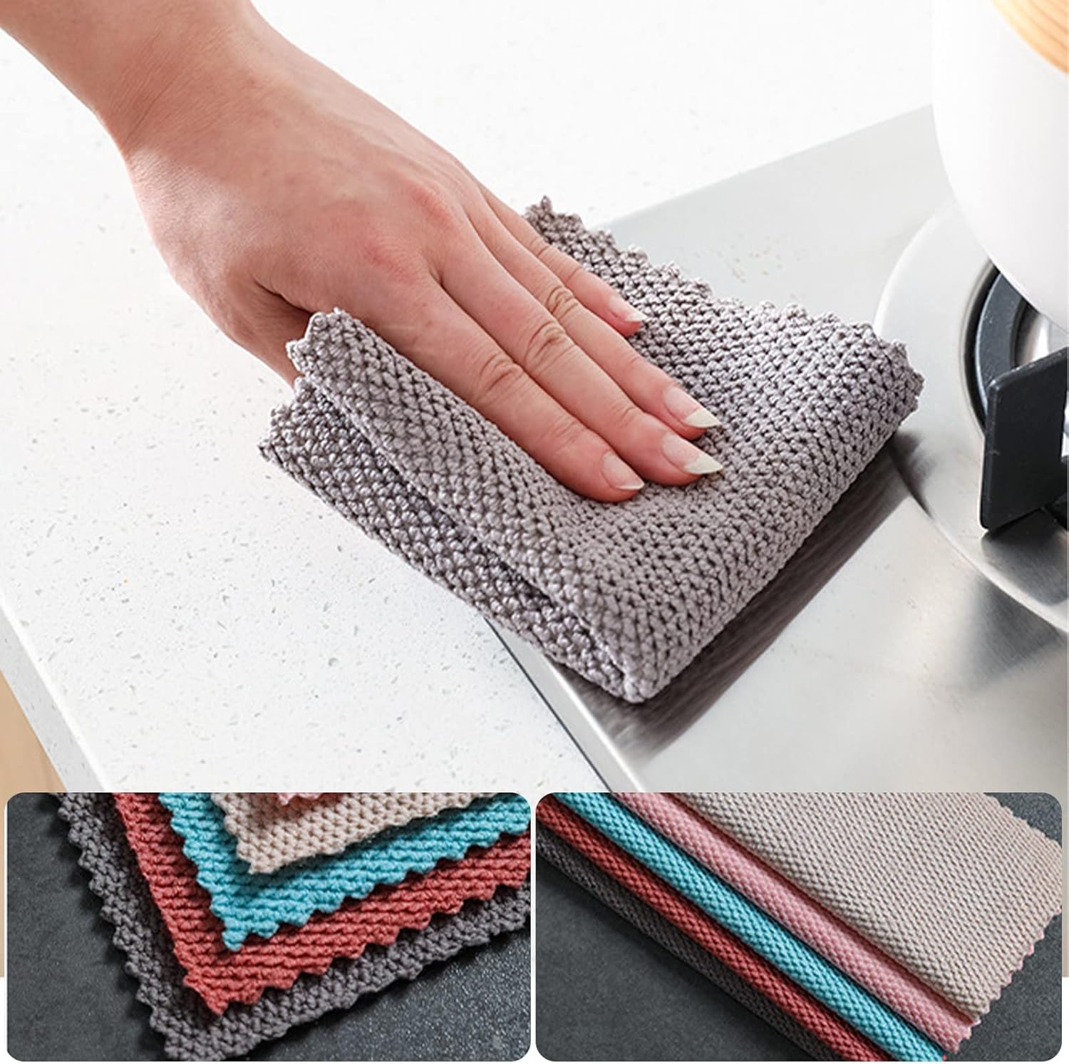 Toalla de microfibra Toallas de cocina Paños de cocina Rápido Limpieza de Microfibra Secado y Paños Absorbentes Super Dish Paño de microfibra