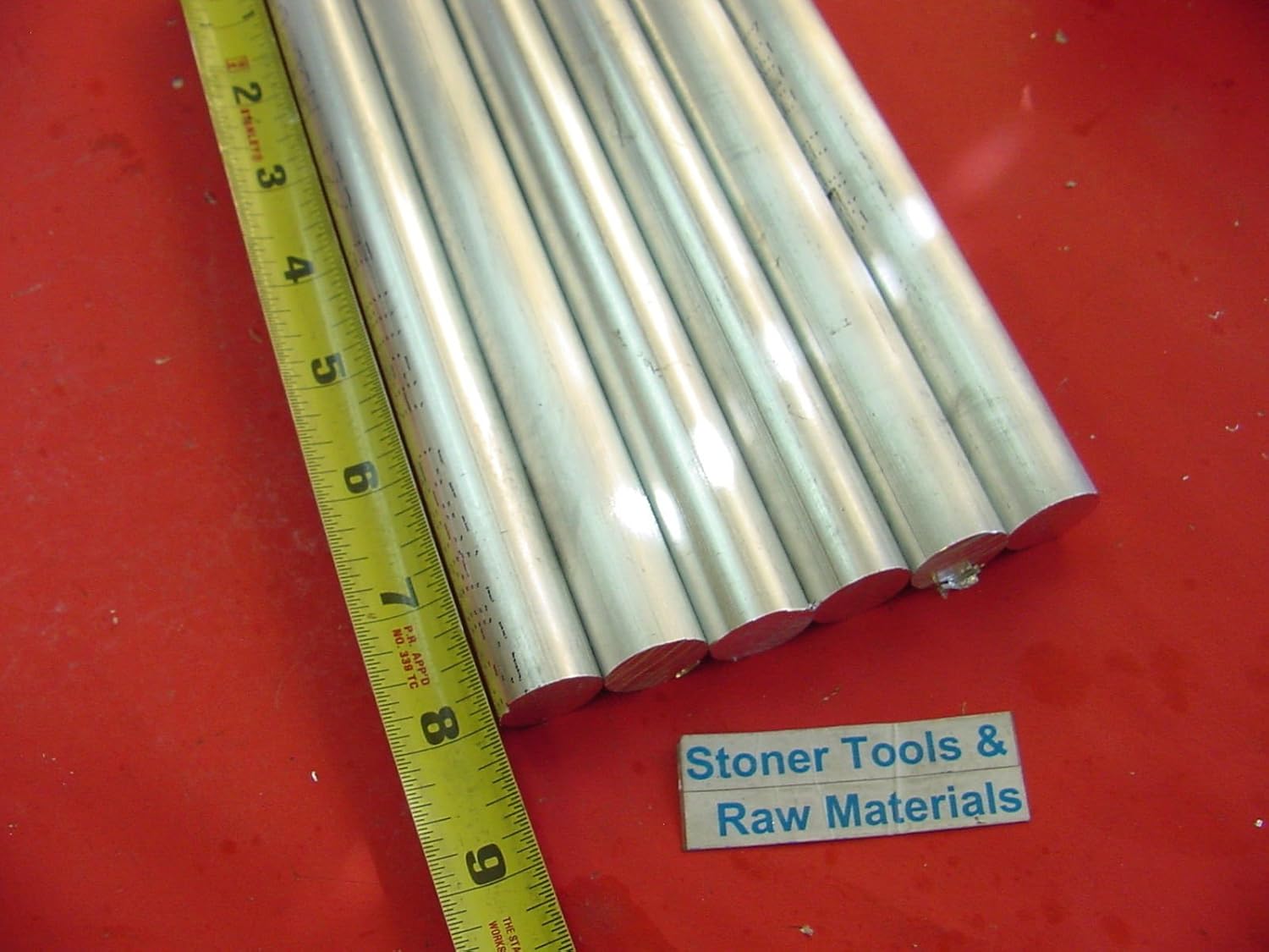 6 piezas 34 “aluminio 6061 barra redonda sólida 8″ largo nuevo .750” T6511