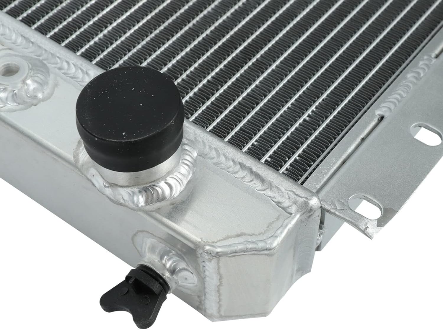VOWAGH Radiador de aluminio de 3 filas compatible con Toyota Land Cruiser 1958-1984 3.9L 4.2L FJ40 FJ45 Series L6