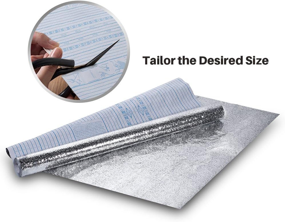 Papel pintado autoadhesivo para cocina, papel de pared de aluminio de alta calidad, paredes de cocina, cajones y estantes, resistente al calor y